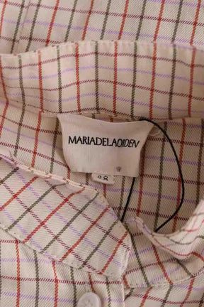 Blouse Maria de la Orden Beige en Coton