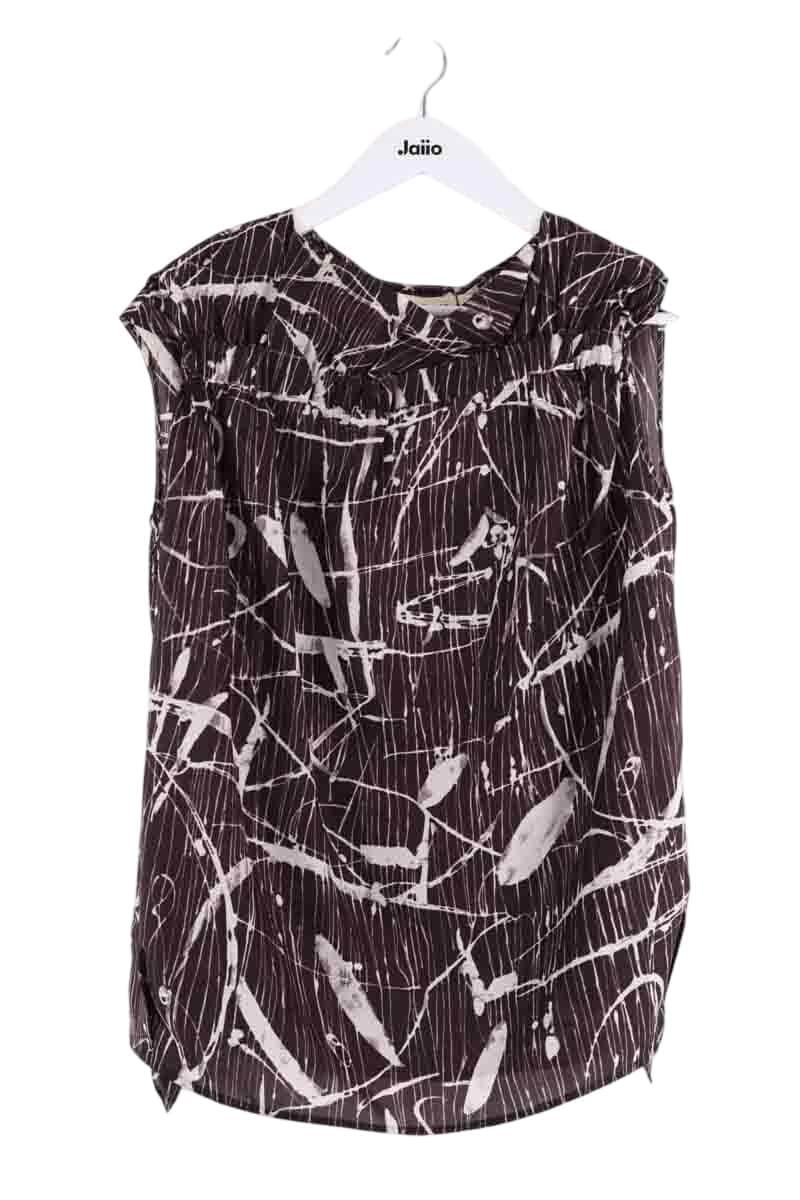 Blouse Marni Marron en Soie, taille XS - Seconde Main