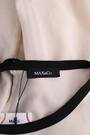 Blouse Max & Co Beige en Soie