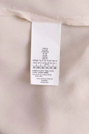 Blouse Max & Co Beige en Soie