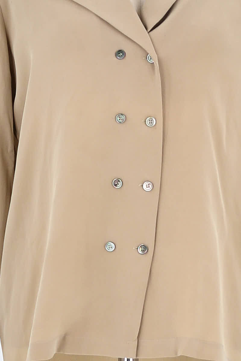 Blouse Max & Moi Beige en Soie