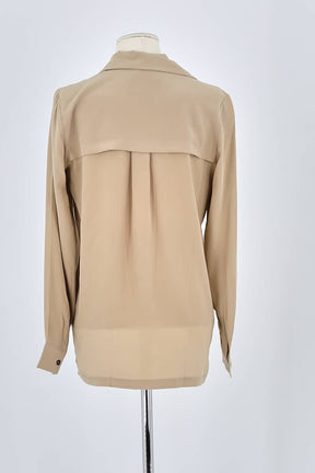 Blouse Max & Moi Beige en Soie
