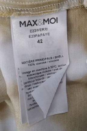 Blouse Max & Moi Jaune en Viscose