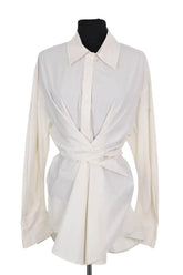 Blouse Mes Demoiselles Blanc en Coton, taille S - Seconde Main