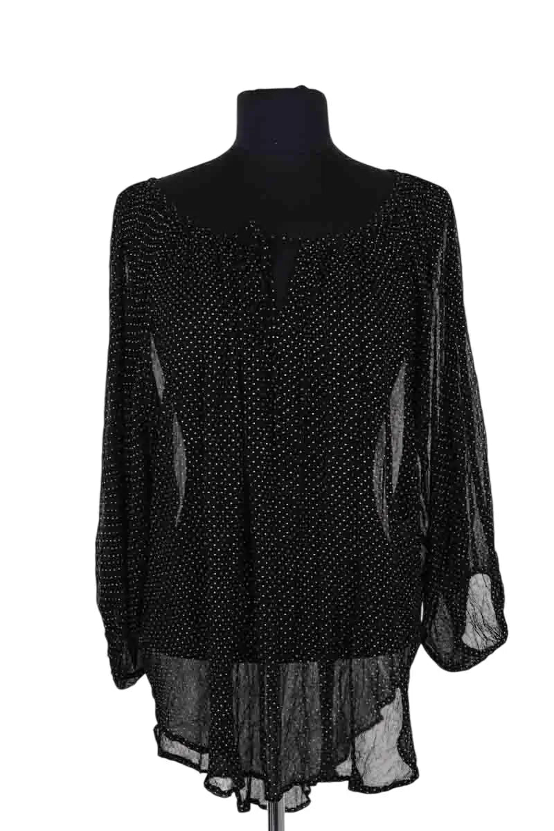 Blouse Mes Demoiselles Noir en Synthétique, taille M - Seconde Main