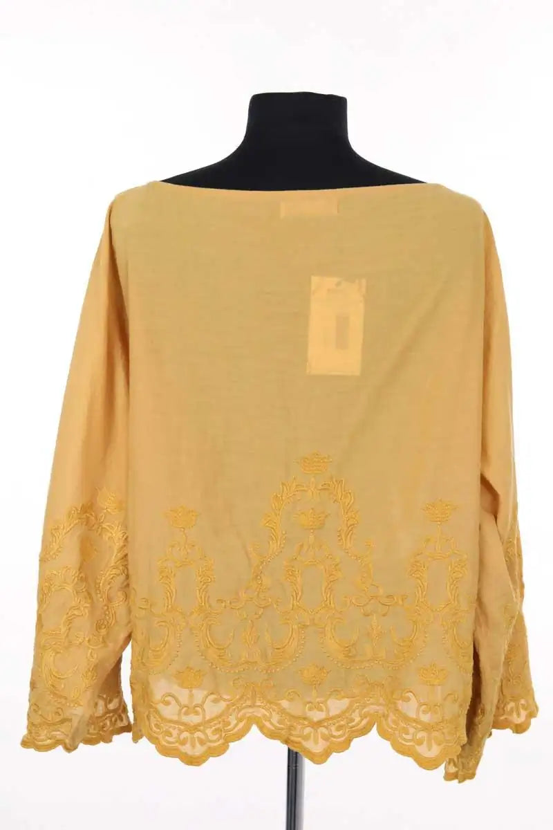 Blouse Mes Demoiselles Ravie Jaune en Coton