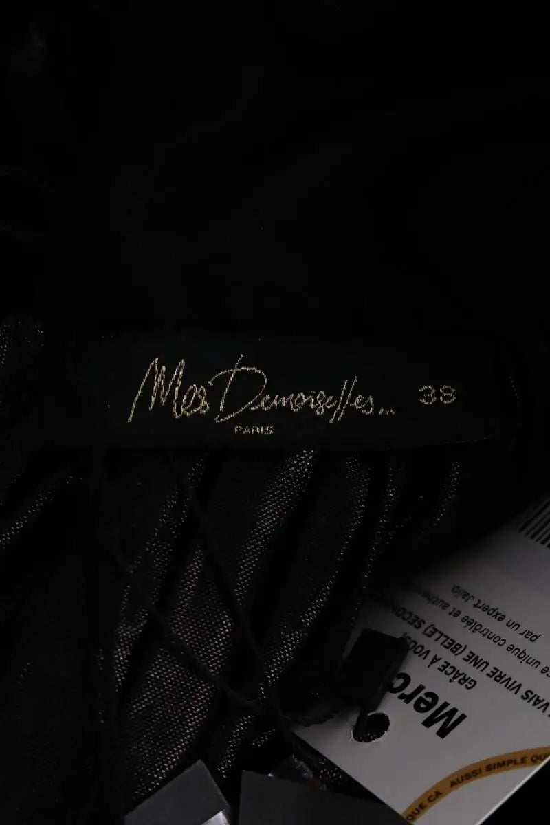 Blouse Mes Demoiselles Virginie Noir en Viscose