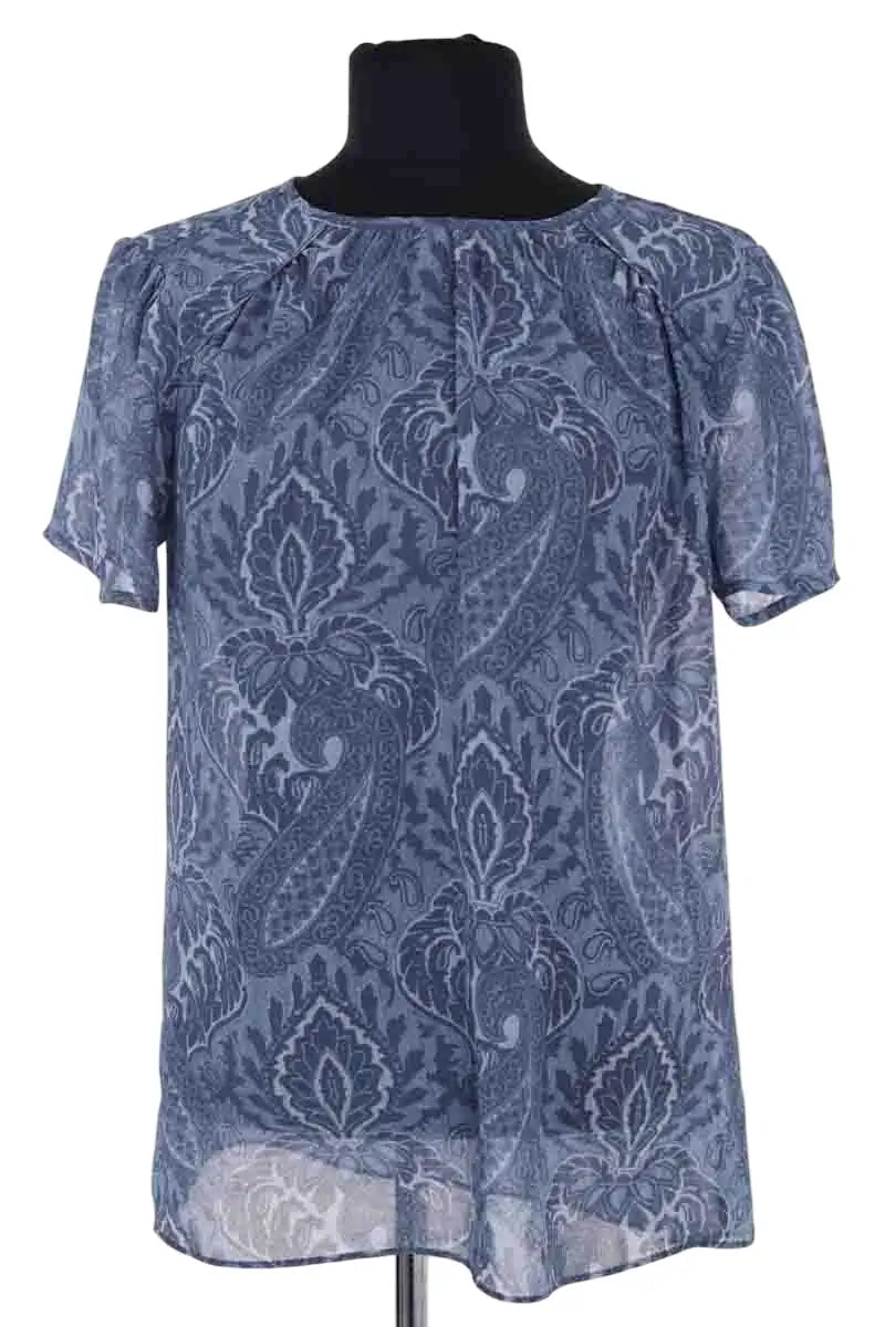Blouse Michael Kors Bleu en Synthétique, taille S - Seconde Main