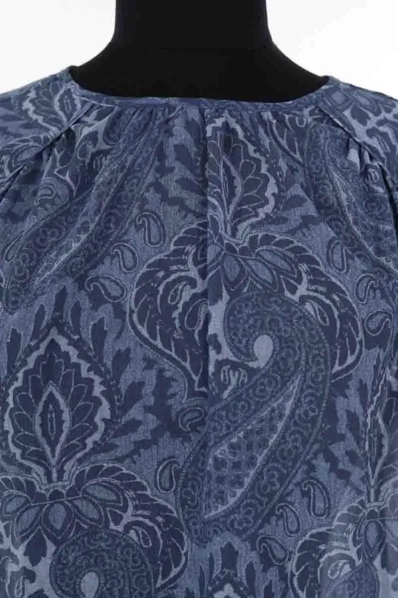 Blouse Michael Kors Bleu en Synthétique