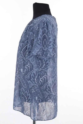 Blouse Michael Kors Bleu en Synthétique