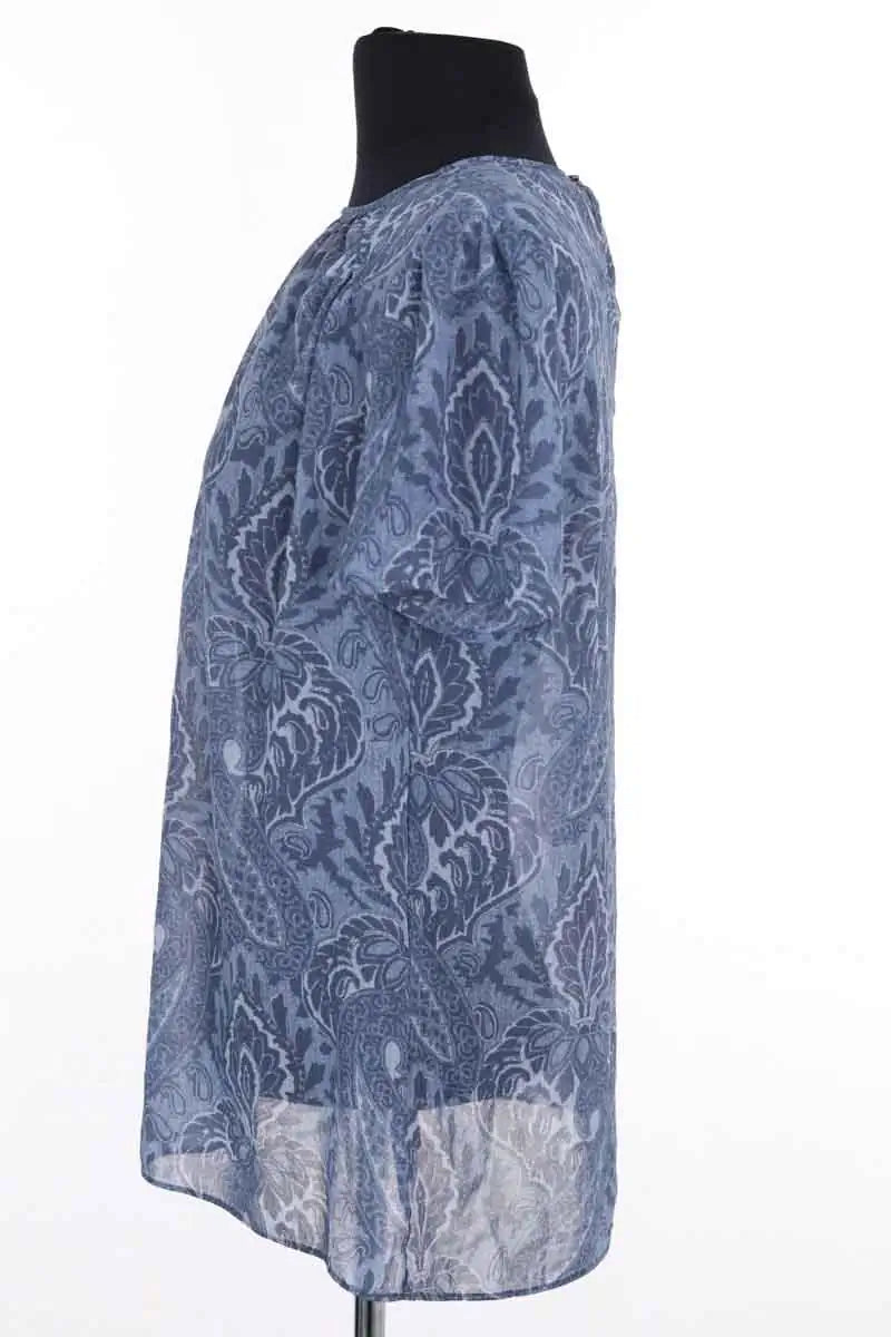 Blouse Michael Kors Bleu en Synthétique