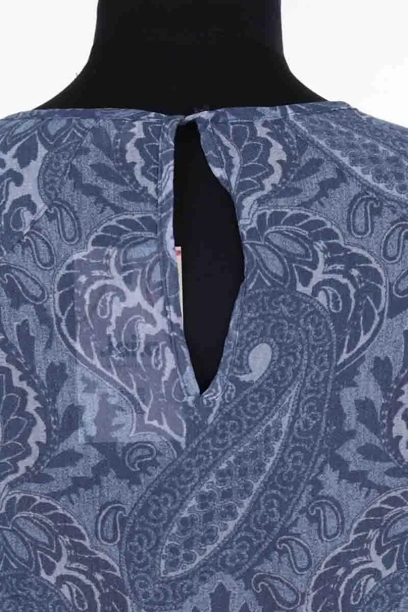 Blouse Michael Kors Bleu en Synthétique