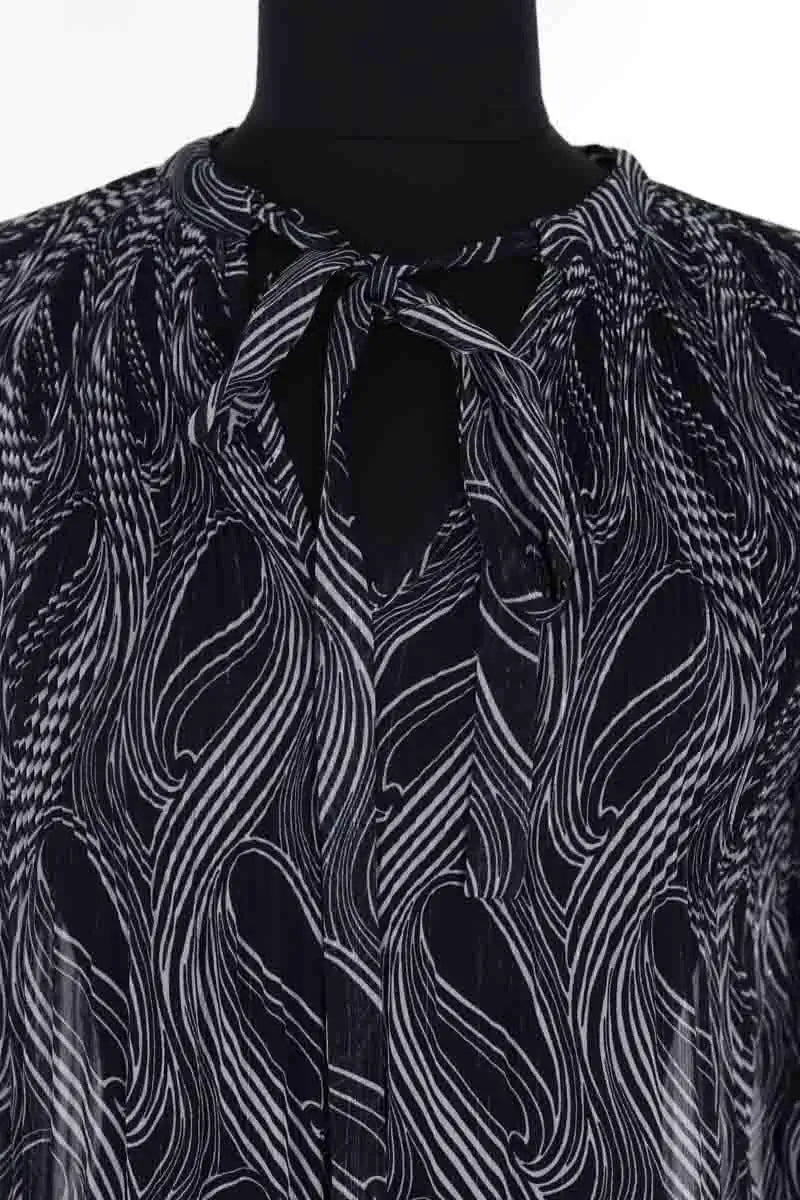 Blouse Michael Kors Bleu en Synthétique
