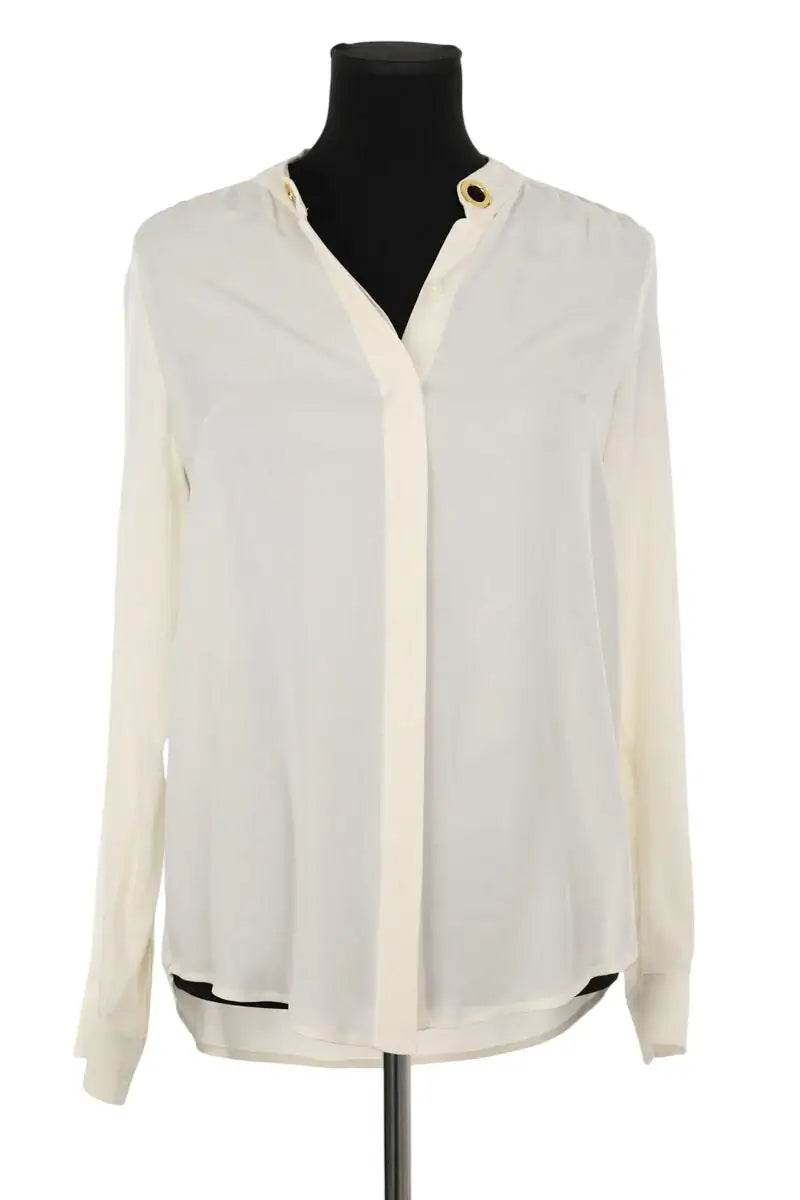Blouse Michael Kors Ecru en Synthétique, taille S - Seconde Main