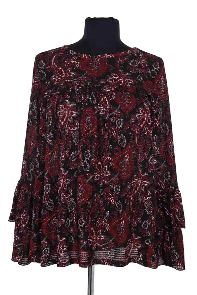 Blouse Michael Kors Rouge en Synthétique, taille S - Seconde Main