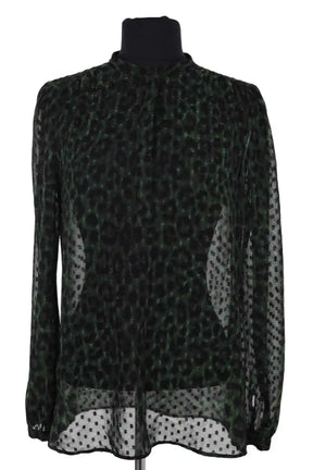 Blouse Michael Kors Vert en Synthétique, taille S - Seconde Main