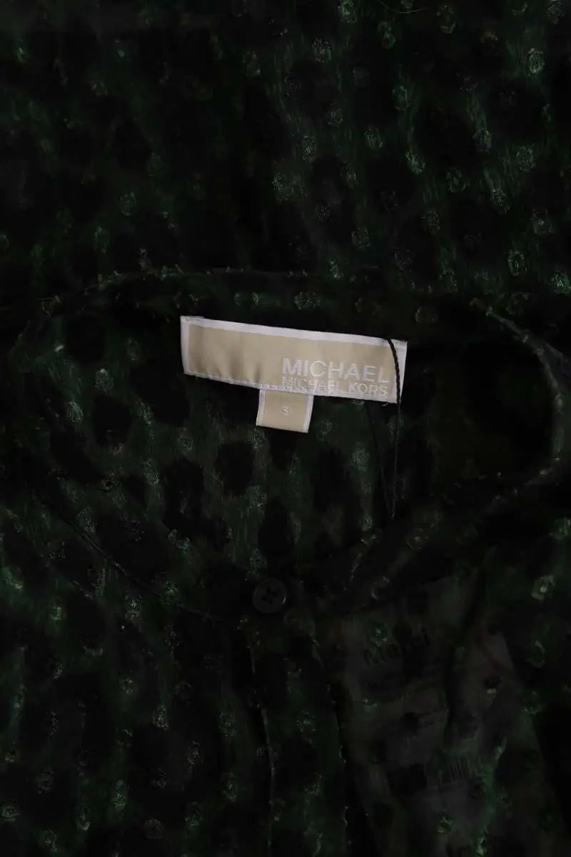 Blouse Michael Kors Vert en Synthétique