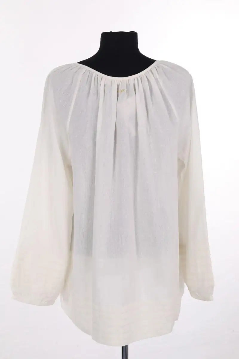 Blouse Mister K Ecru en Viscose