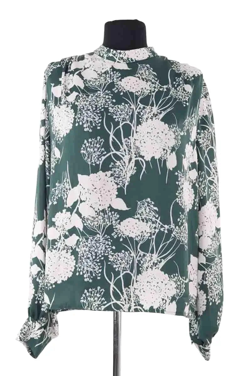 Blouse Modetrotter Vert en Synthétique, taille M - Seconde Main