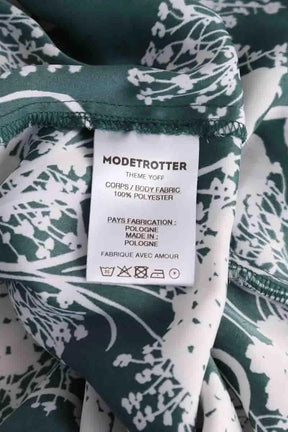 Blouse Modetrotter Vert en Synthétique