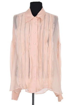 Blouse Momoni Rose en Soie, taille L - Seconde Main