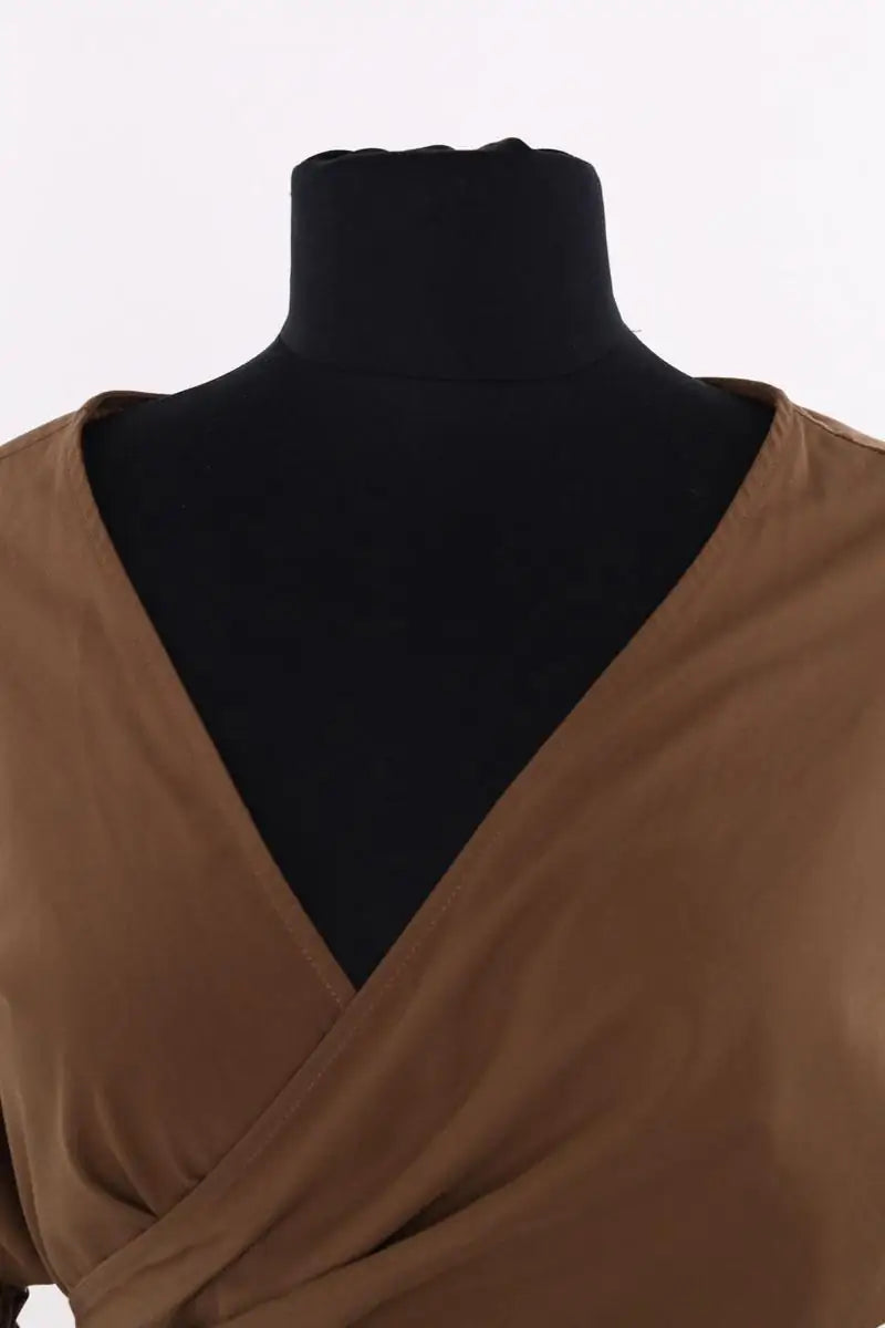 Blouse MOUSSY Marron en Synthétique