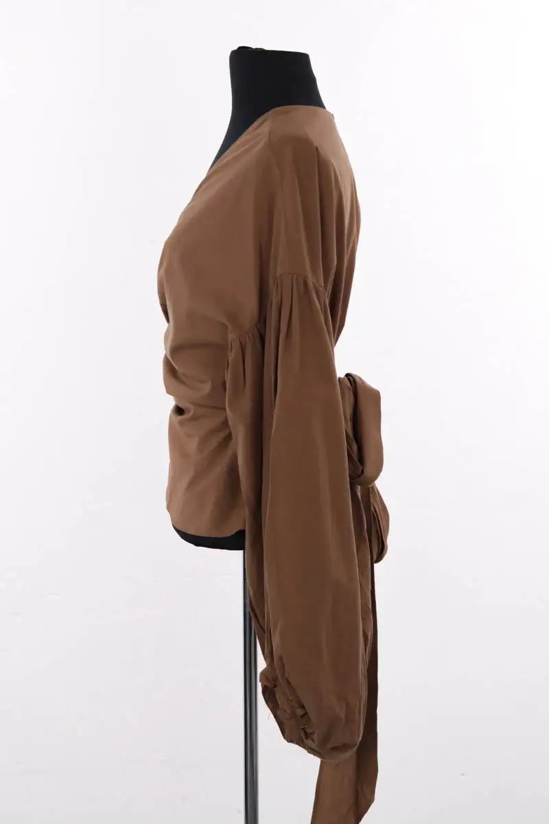 Blouse MOUSSY Marron en Synthétique