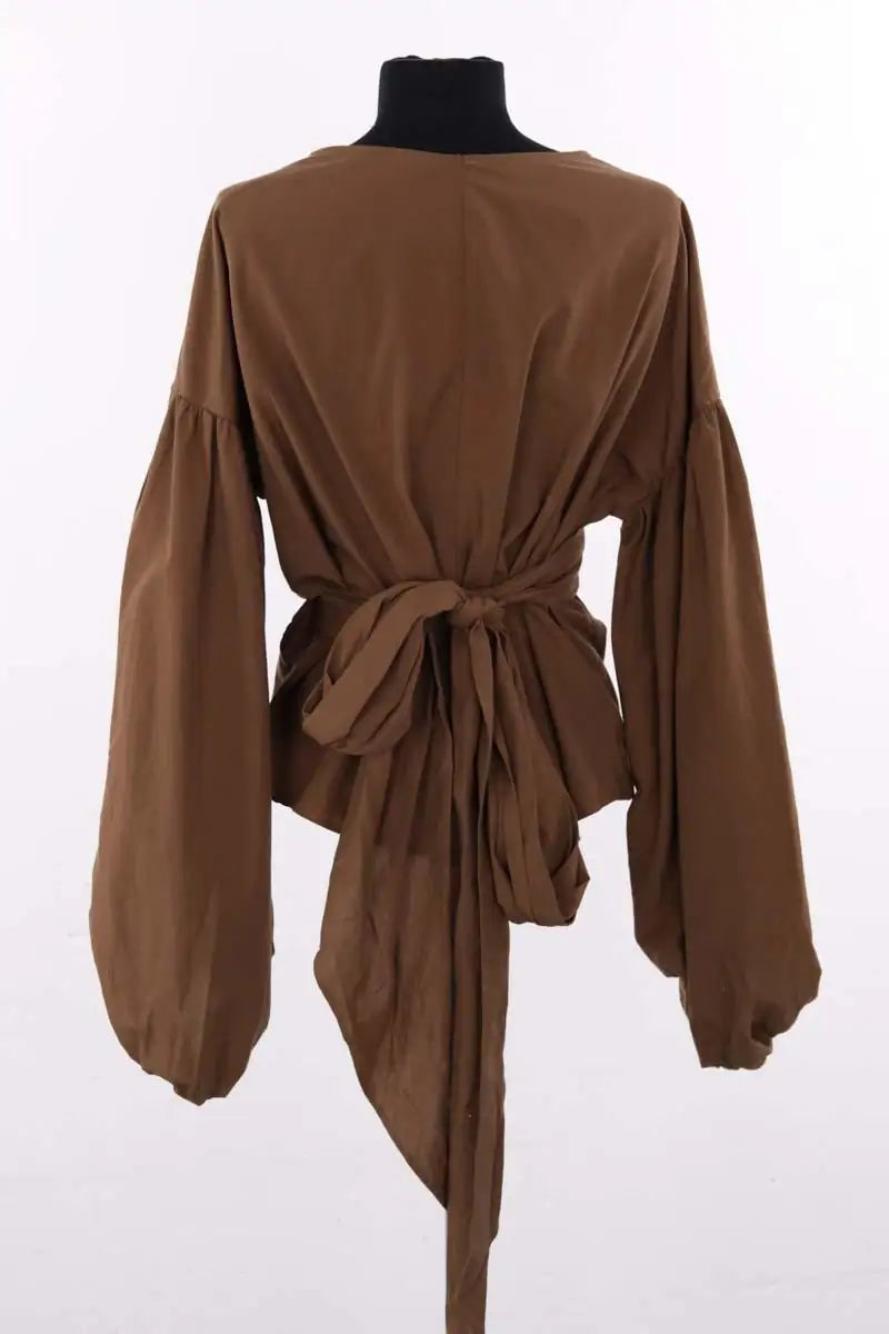 Blouse MOUSSY Marron en Synthétique