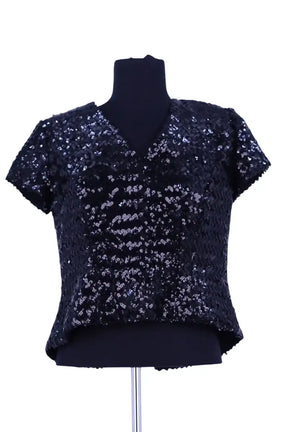 Blouse Natan Noir en Paillettes, taille L - Seconde Main