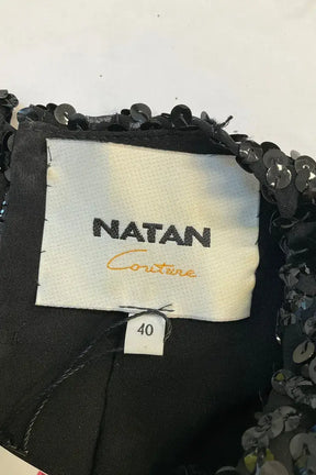 Blouse Natan Noir en Paillettes