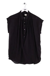 Blouse Nili Lotan Noir en Coton, taille S - Seconde Main