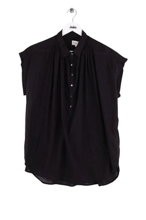 Blouse Nili Lotan Noir en Coton, taille S - Seconde Main