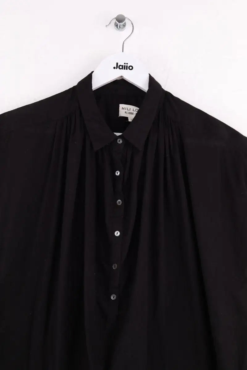 Blouse Nili Lotan Noir en Coton