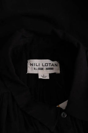 Blouse Nili Lotan Noir en Coton
