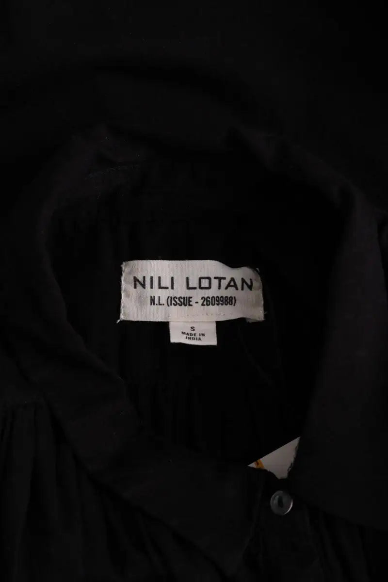 Blouse Nili Lotan Noir en Coton