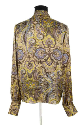 Blouse Oud Jaune en Soie