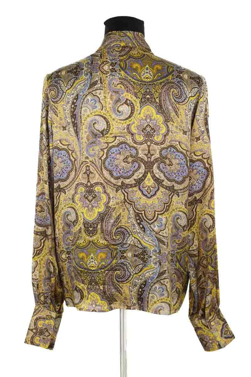 Blouse Oud Jaune en Soie