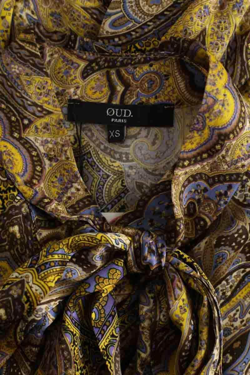 Blouse Oud Jaune en Soie
