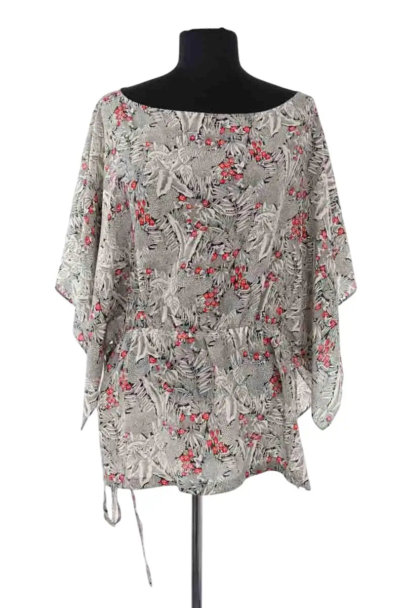 Blouse Paul & Joe Blanc en Soie, taille XL - Seconde Main