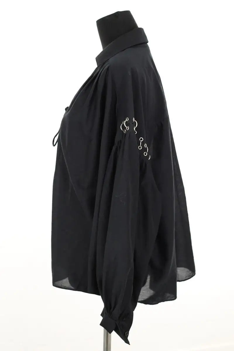 Blouse Pinko Noir en Coton