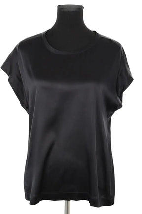 Blouse Pinko Noir en Soie, taille M - Seconde Main