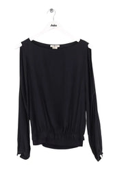 Blouse Pinko Noir en Synthétique, taille S - Seconde Main