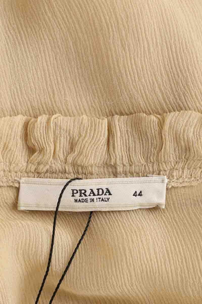 Blouse Prada Beige en Synthétique