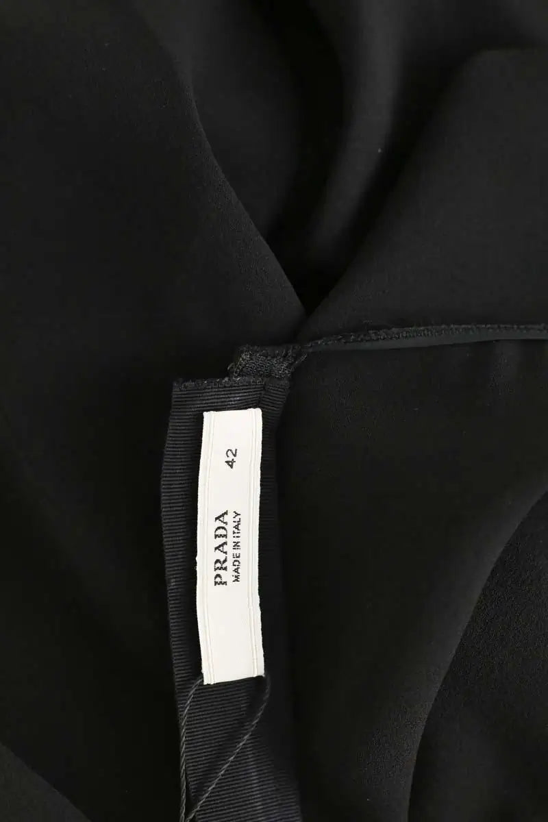 Blouse Prada Noir en Soie
