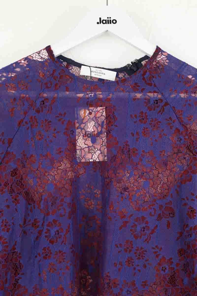 Blouse Roseanna Bleu en Coton