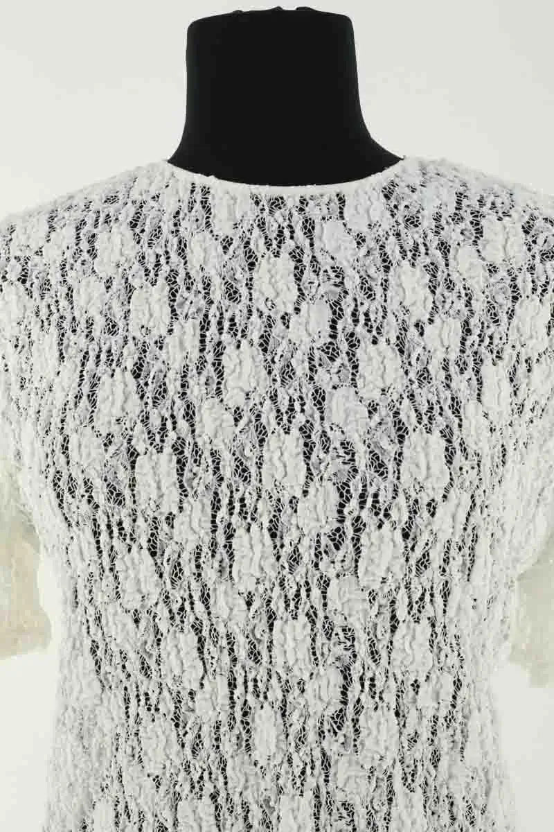 Blouse Roseanna Kristen Blanc en Synthétique