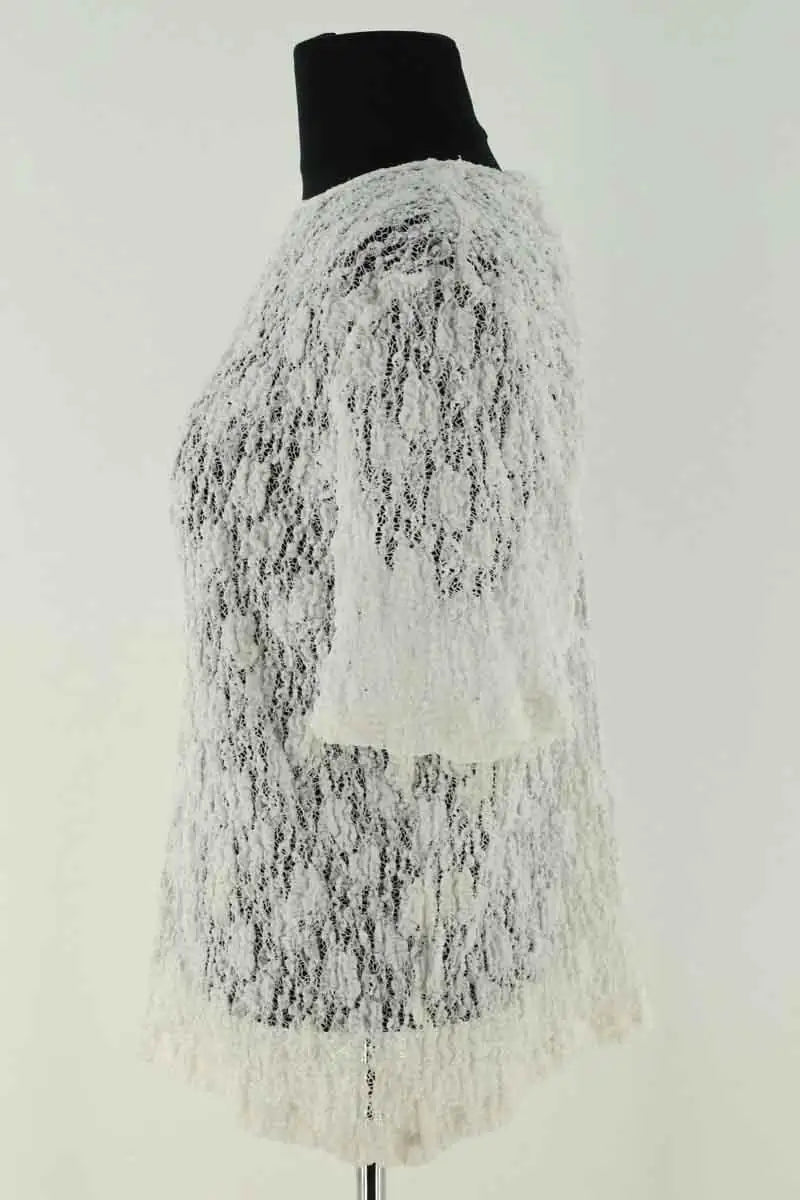 Blouse Roseanna Kristen Blanc en Synthétique