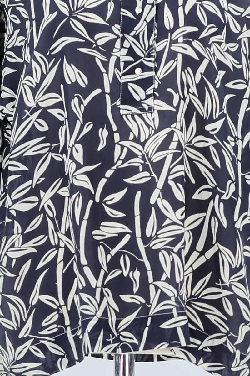 Blouse Roseanna Marine en Soie