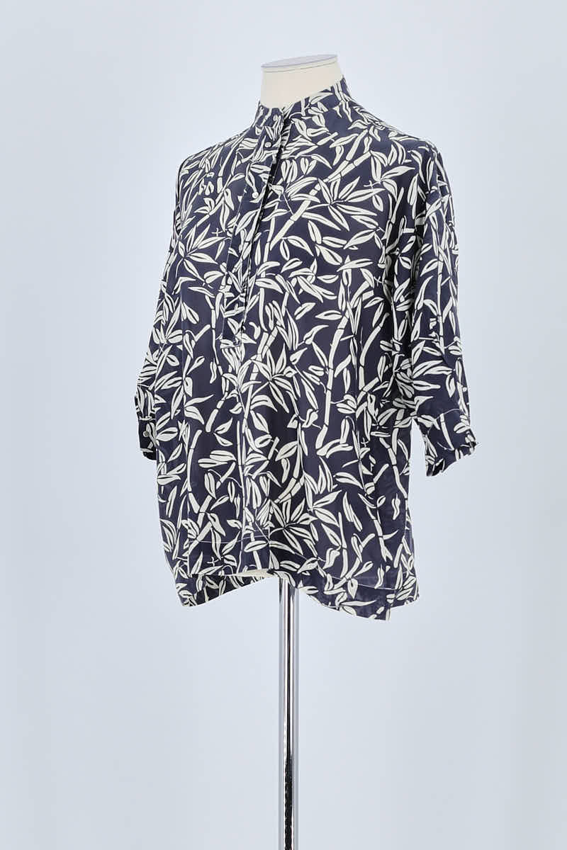 Blouse Roseanna Marine en Soie
