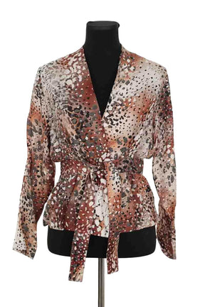 Blouse Roseanna Marron en Viscose, taille S - Seconde Main